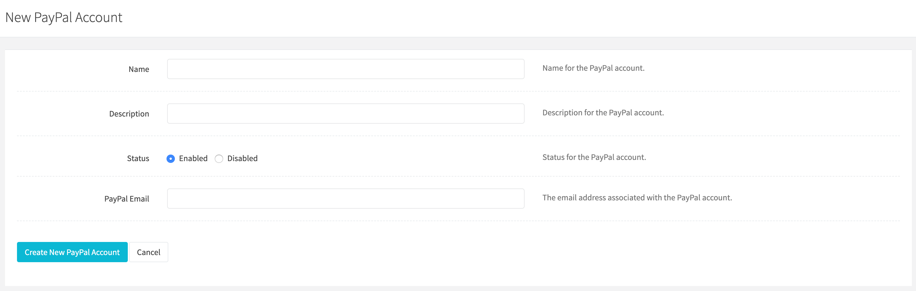Create PayPal Account