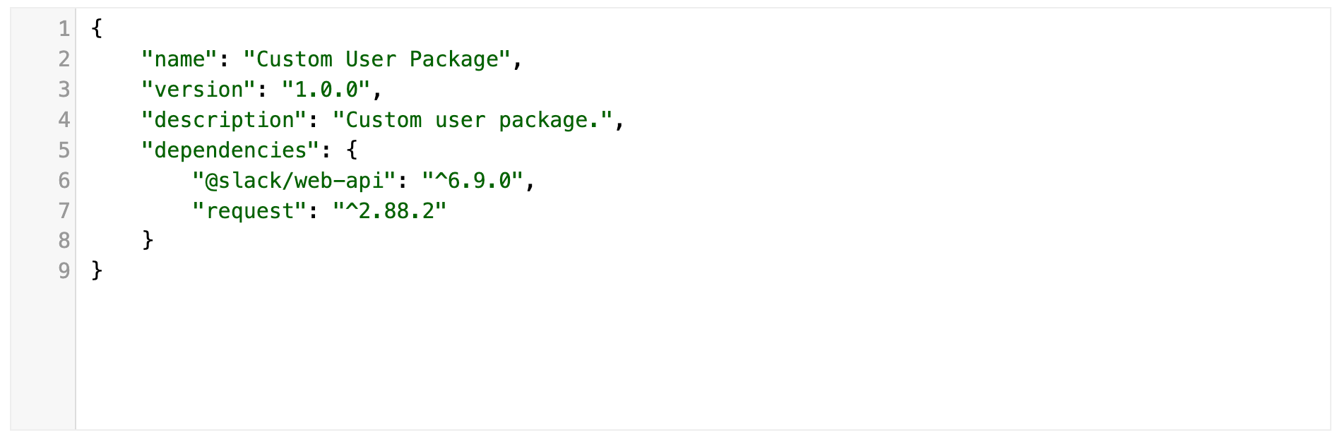 Package editor