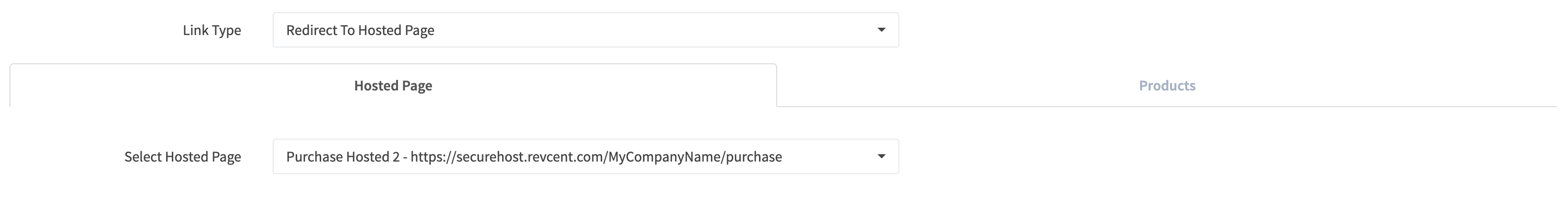 Edit Hosted Link Hosted Page