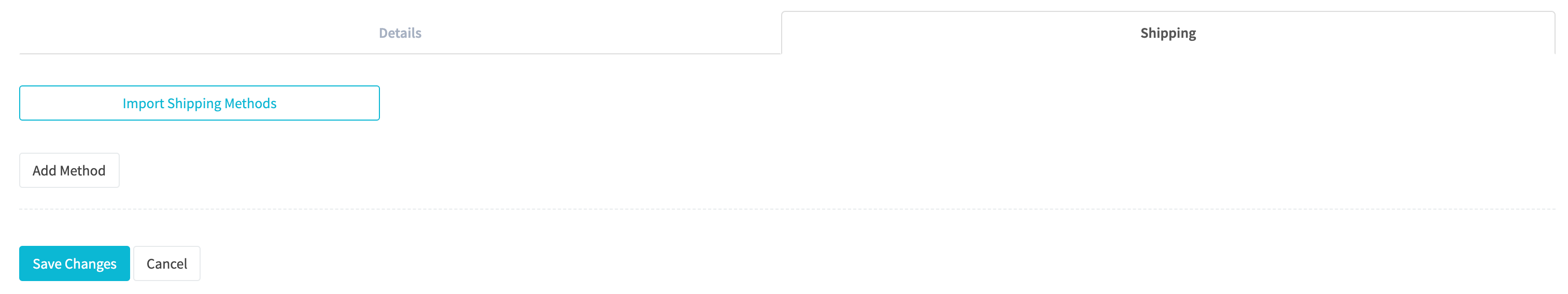 Edit third party shop shipping blank