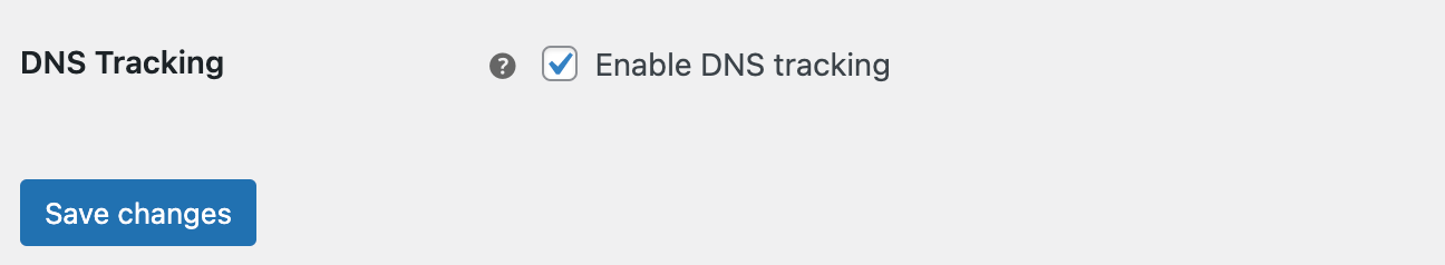 Edit tracking domain WordPress WooCommerce DNS tracking