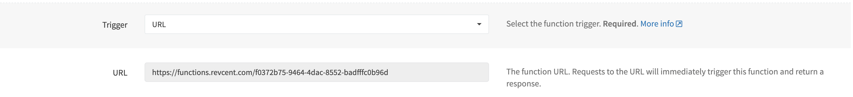 Function URL