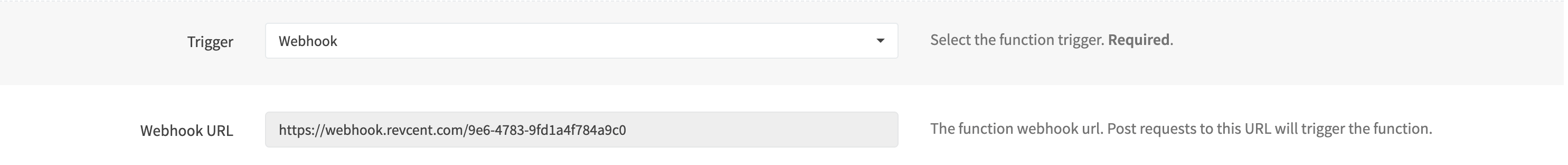 Webhook URL