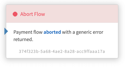 Abort Flow Node