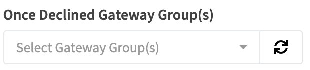 Choose A Gateway Once Declined Gateway Group