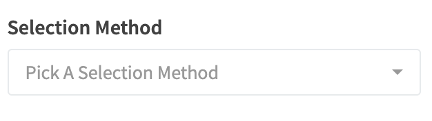 Choose A Gateway Selection Method