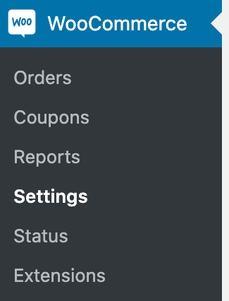WooCommerce sidebar settings
